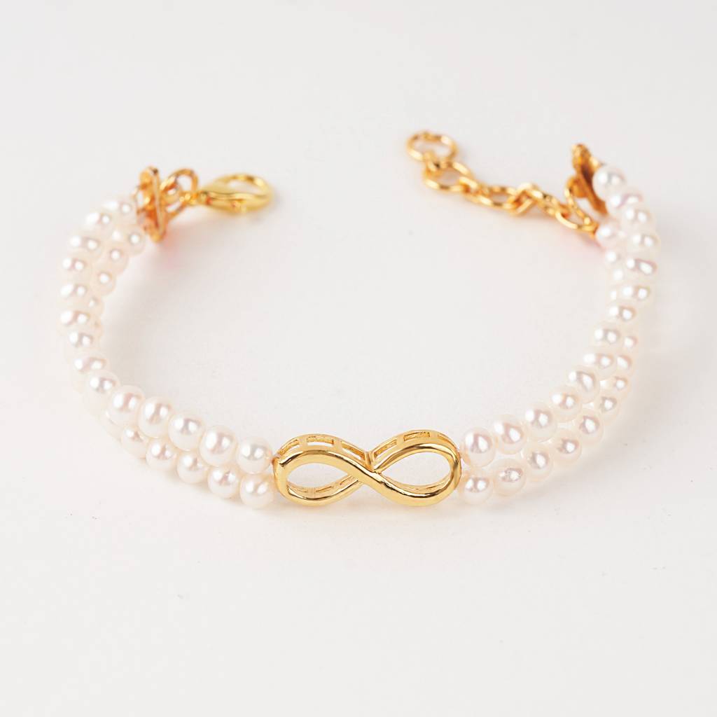 Eien Infinity Freshwater Pearl Bracelet : BRC-EIEN-INFINITY