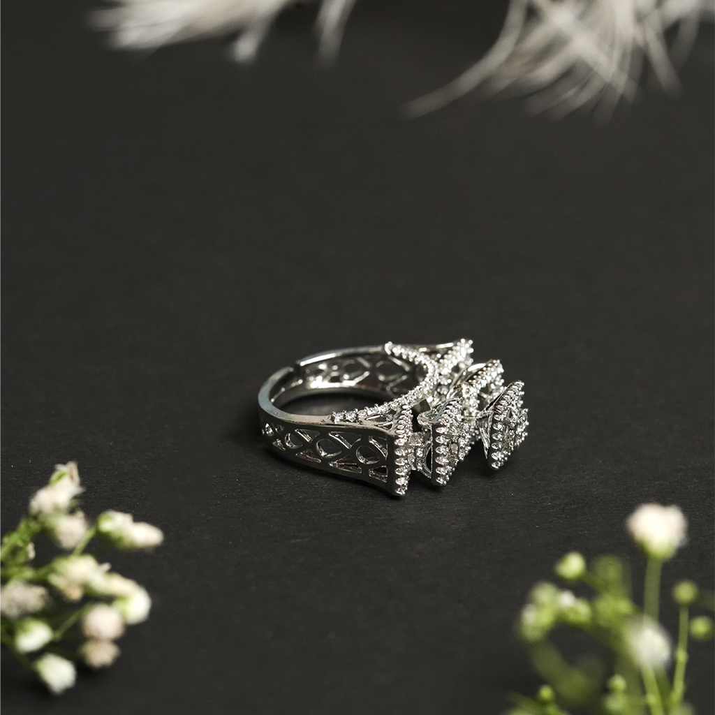 Silver Polish Ad Ring : CAO0227VIH