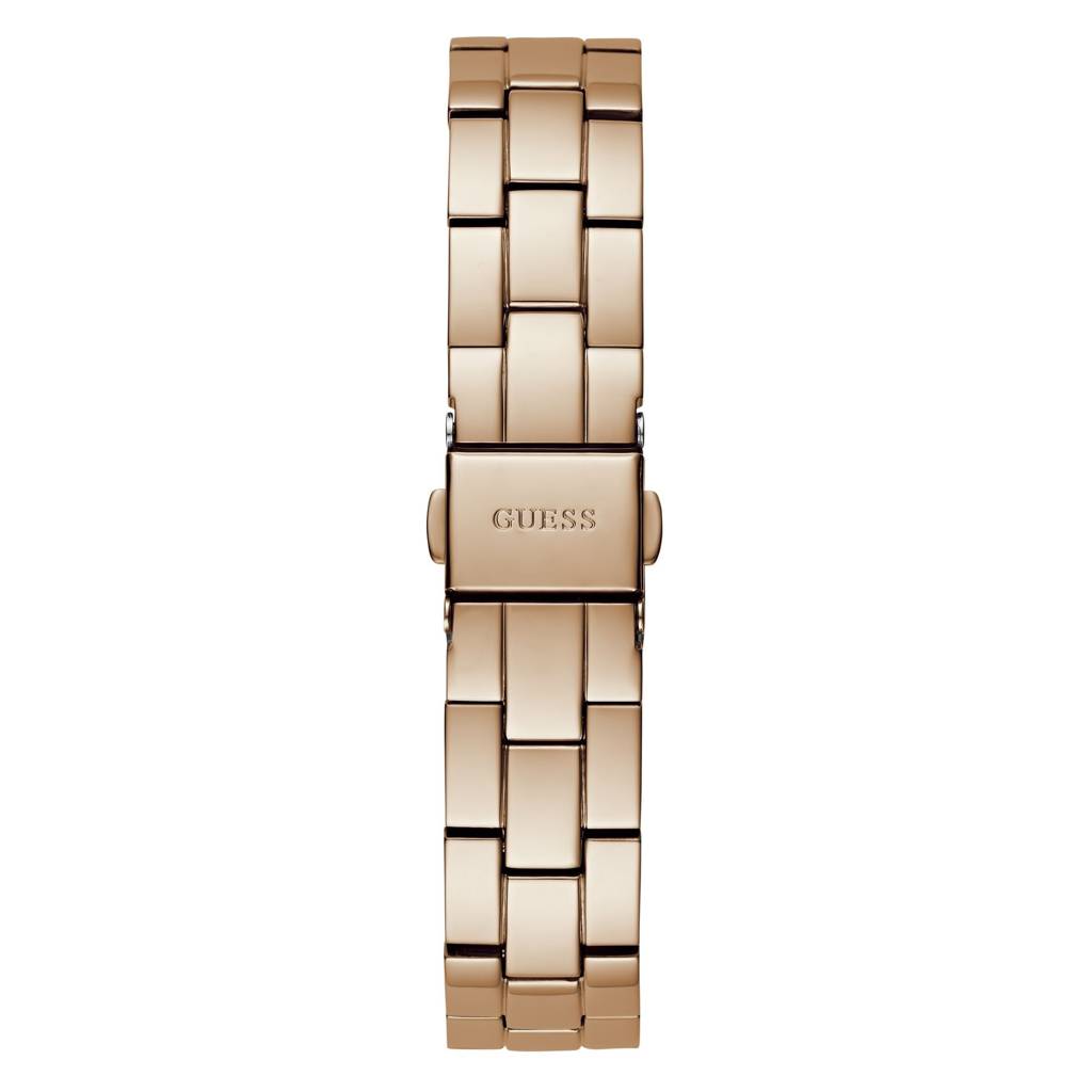 Guess Round 34Mm White Dial Analog Women Watch - Gw0657L3 : GW0657L3