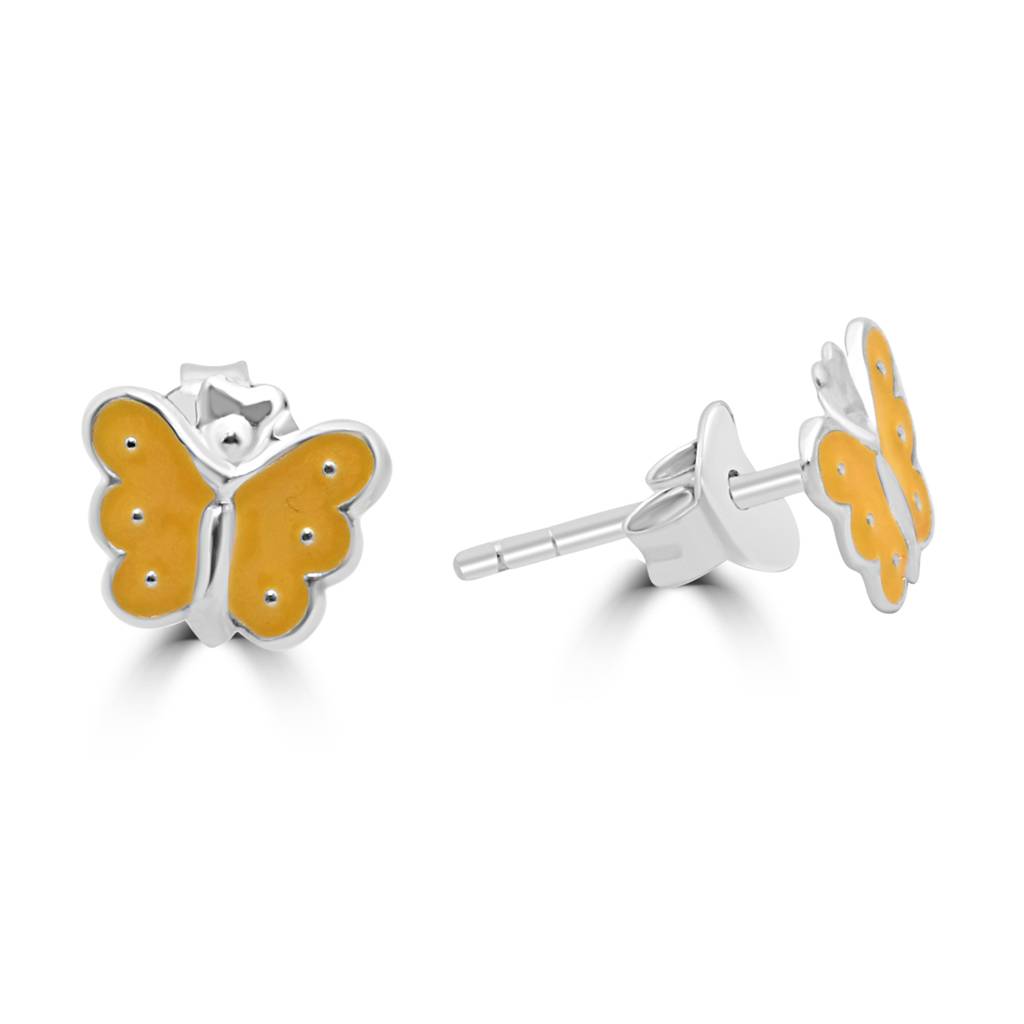 Whimsical Sterling Silver Animal Design Stud Earrings For A Fun, Nature-Inspired Look : TWP1250