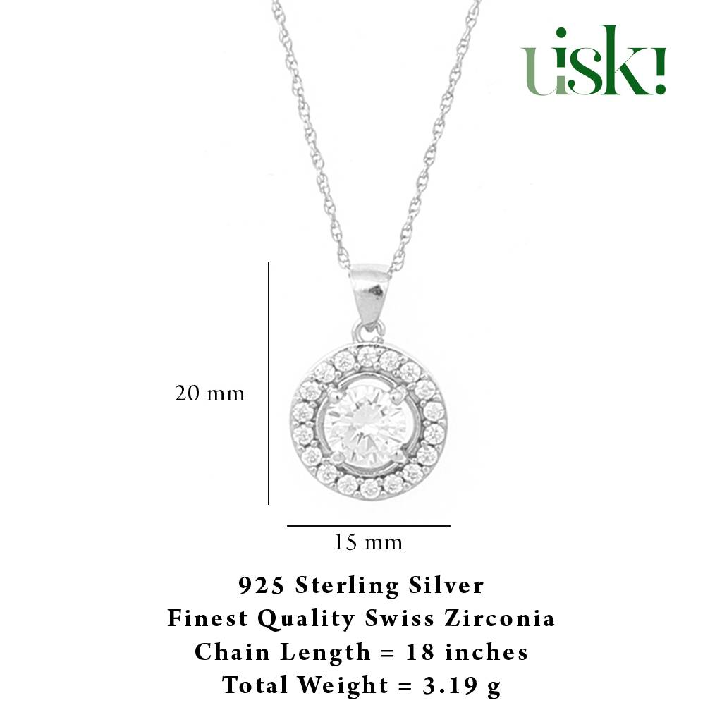 Iski Uski 925 Sterling Silver Aroha Pendant