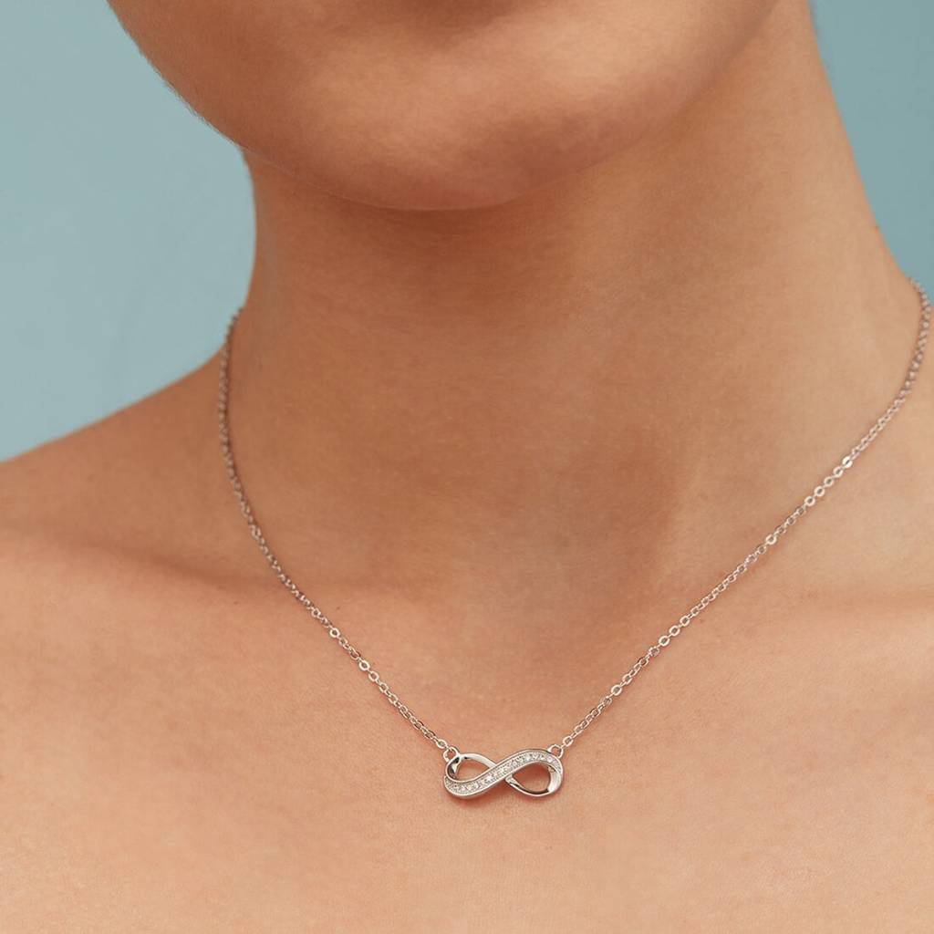 Infinity 925 Silver Necklace : NL-30075