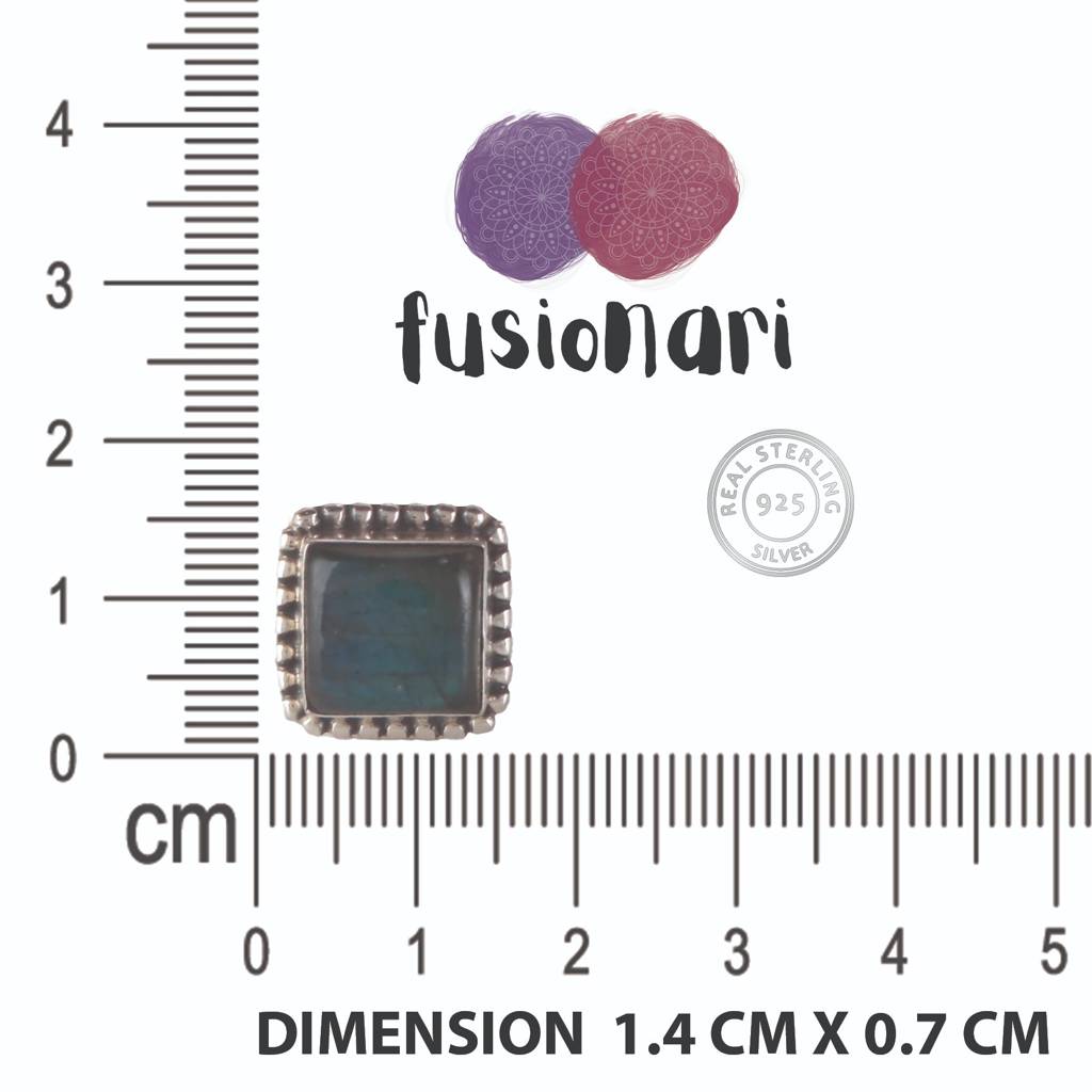 925 Sterling Silver  Labradorite Earrngs For Women | Minimalist Jewelry For All Occasions : FU-0156-5