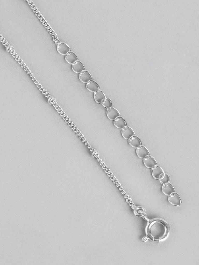 92.5 Silver Star Loop Necklace : U100SG005MY039