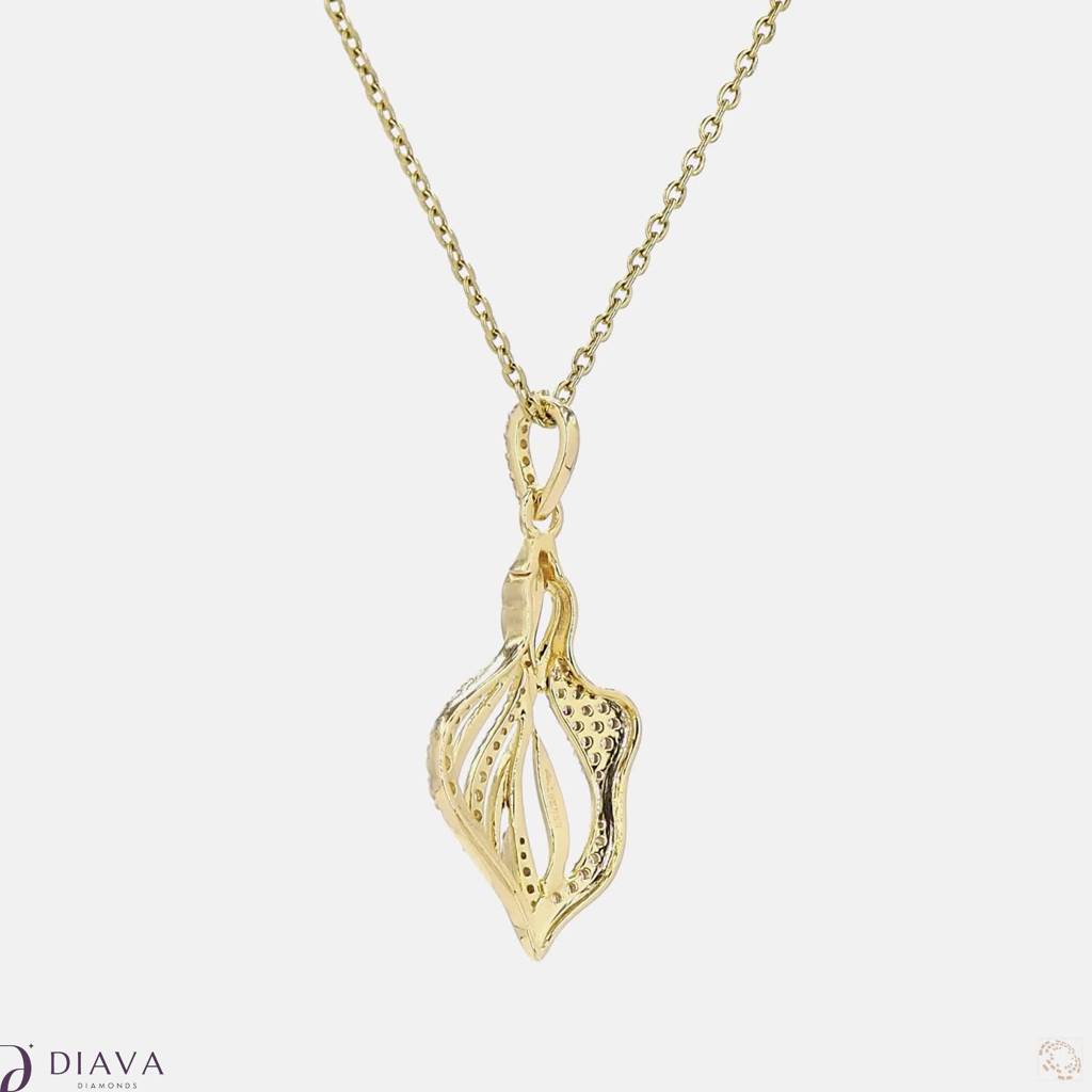 Waves Of Diamonds Pendant : WavesofDiamondsPendant