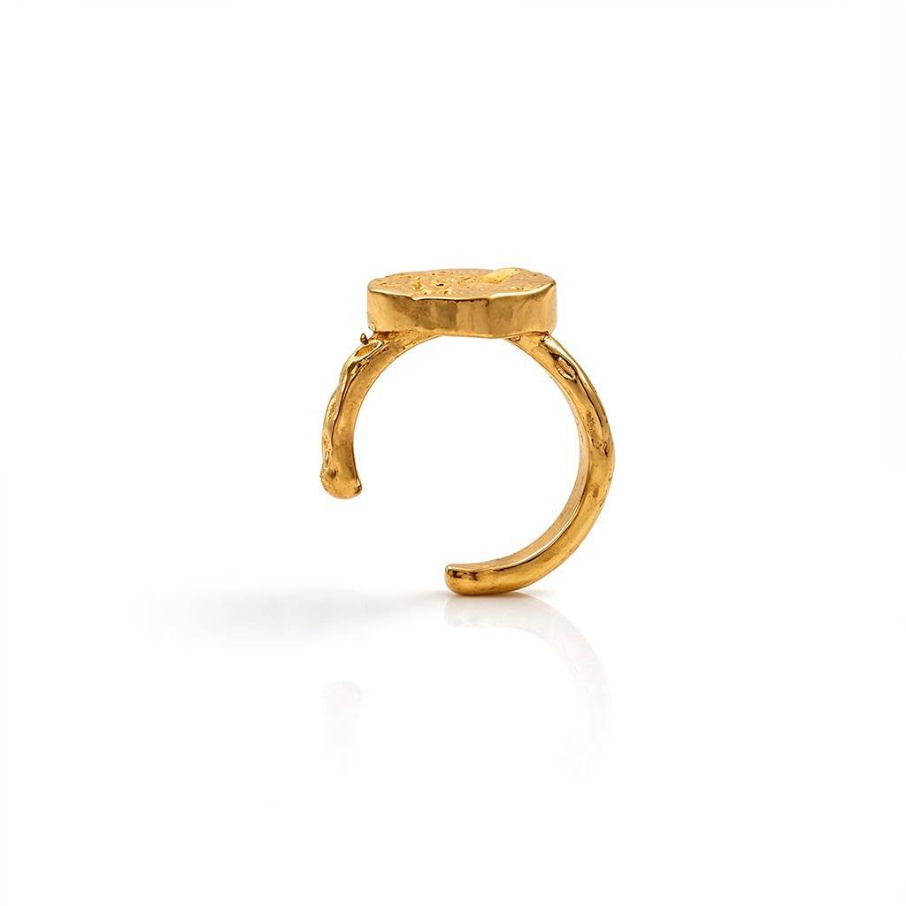 Hammered Gold Ear Cuff (No Piercing) : AWC-22