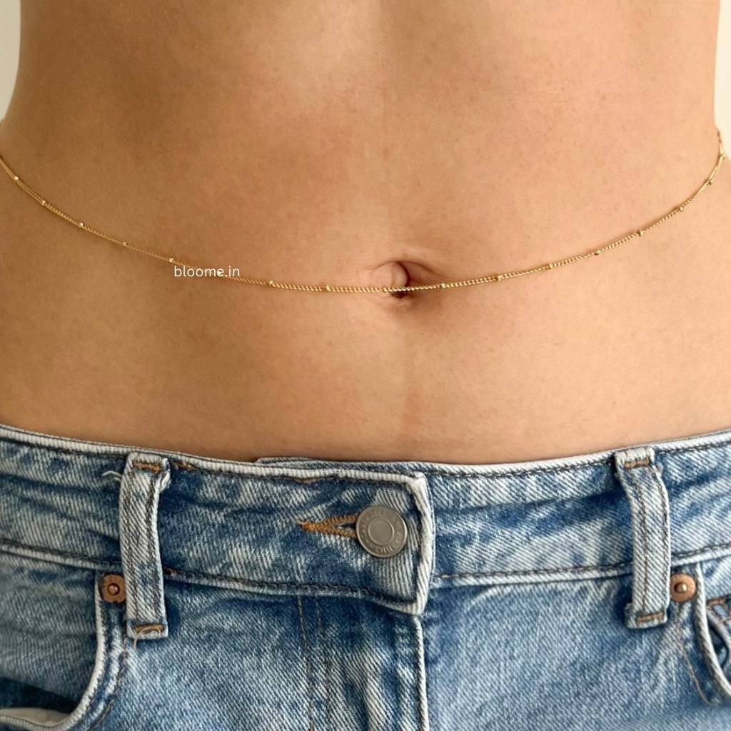 18K Gold Plated Darla Waist Chain : W6