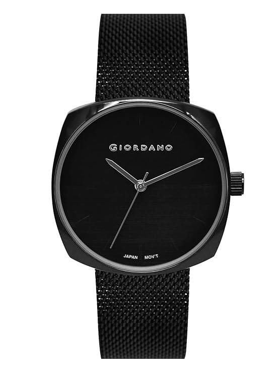 Giordano Analog Stylish Watch For Women Water Resistant Fashion Watch Round Shape With 3 Hand Mechanism Wrist Wa : GZ-60076-11