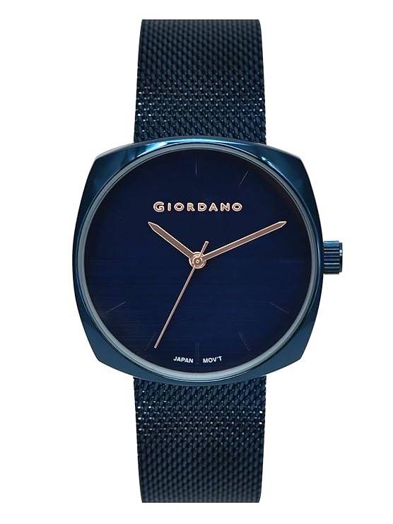 Giordano Analog Stylish Watch For Women Water Resistant Fashion Watch Round Shape With 3 Hand Mechanism Wrist Wa : GZ-60076-33