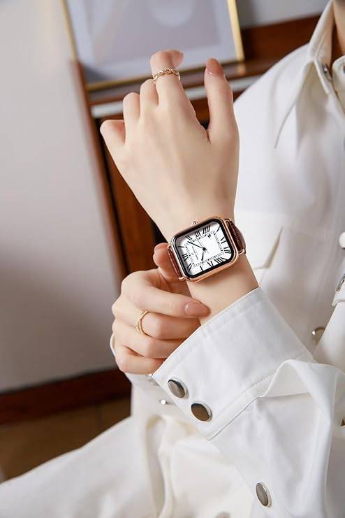 Daniel Hechter Plaisance Collection Square Watch For Women - White Dial, Roman Numerals With Minimalist Design : DHW2012-02