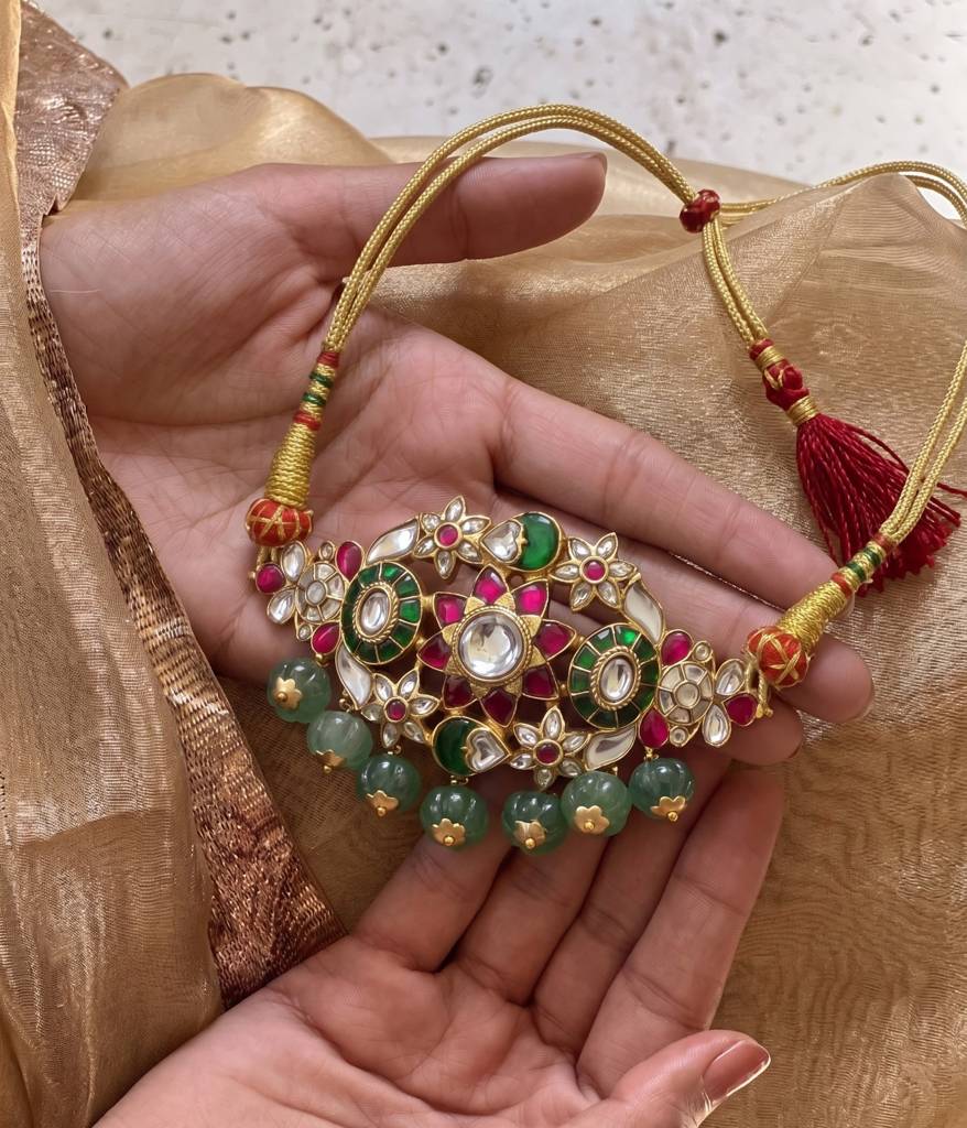Rang Meenakari Choker Set : PR-270N