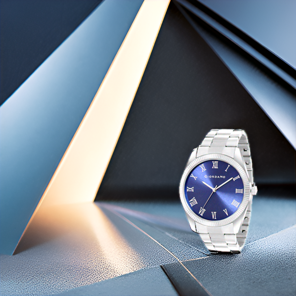 Giordano Classic Formal Analog Watch For Men With Stainless Steel Strap And Roman Numeric Indices -Gz-50112 : GZ-50112-22