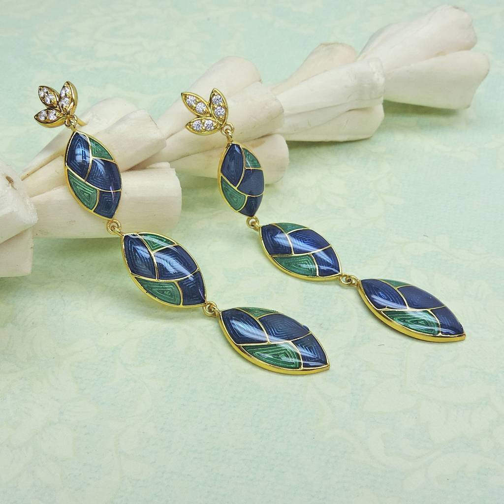 Long Triple Teardrop Earring : 2252ER