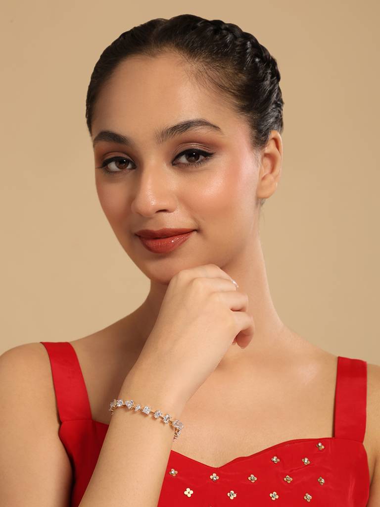 American Diamond Radiant Luxe Bracelet : YI24A0603B