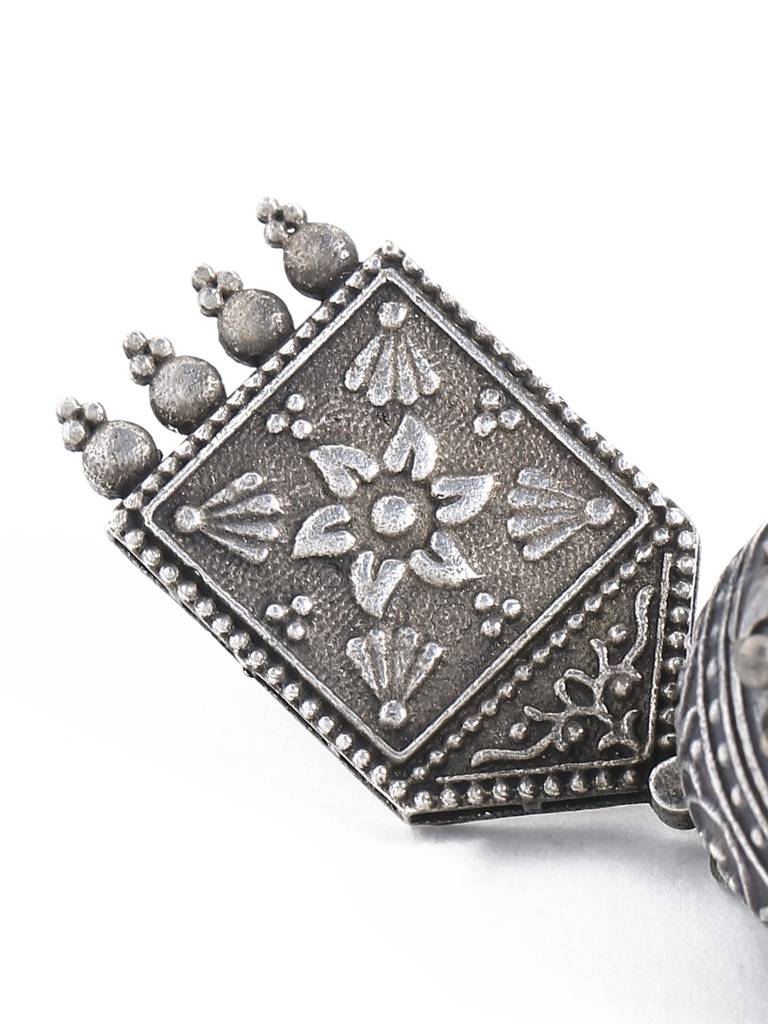 Classic Silver Jhumkas : ABGDE10