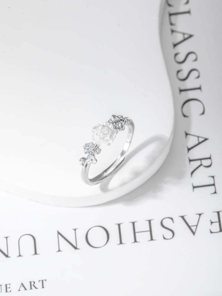 Floral Elegance Rose Ring : BRD2978S