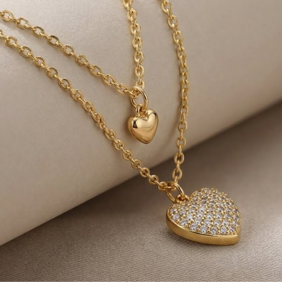 Toned Heart Pendant Necklace For Women – Elegant Heart Design With Subtle Cz Accent | Premium Romantic Jewellery : 7183143256