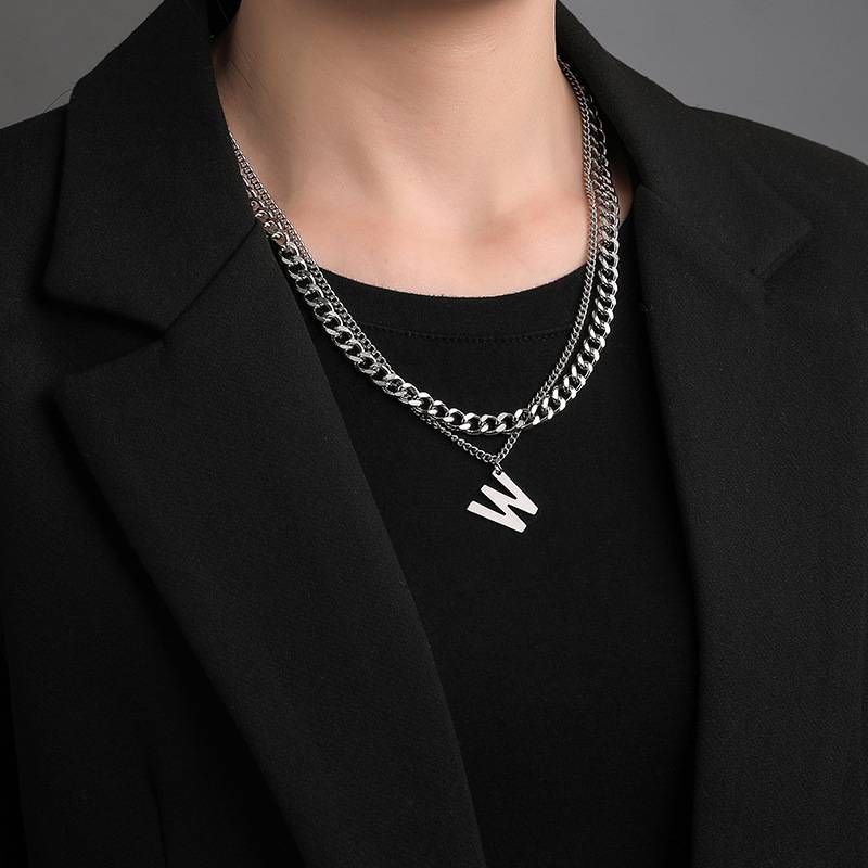 Silver Plated Stainless Steel Maddison Chain W  Pendant Chain : ATO0624P002S