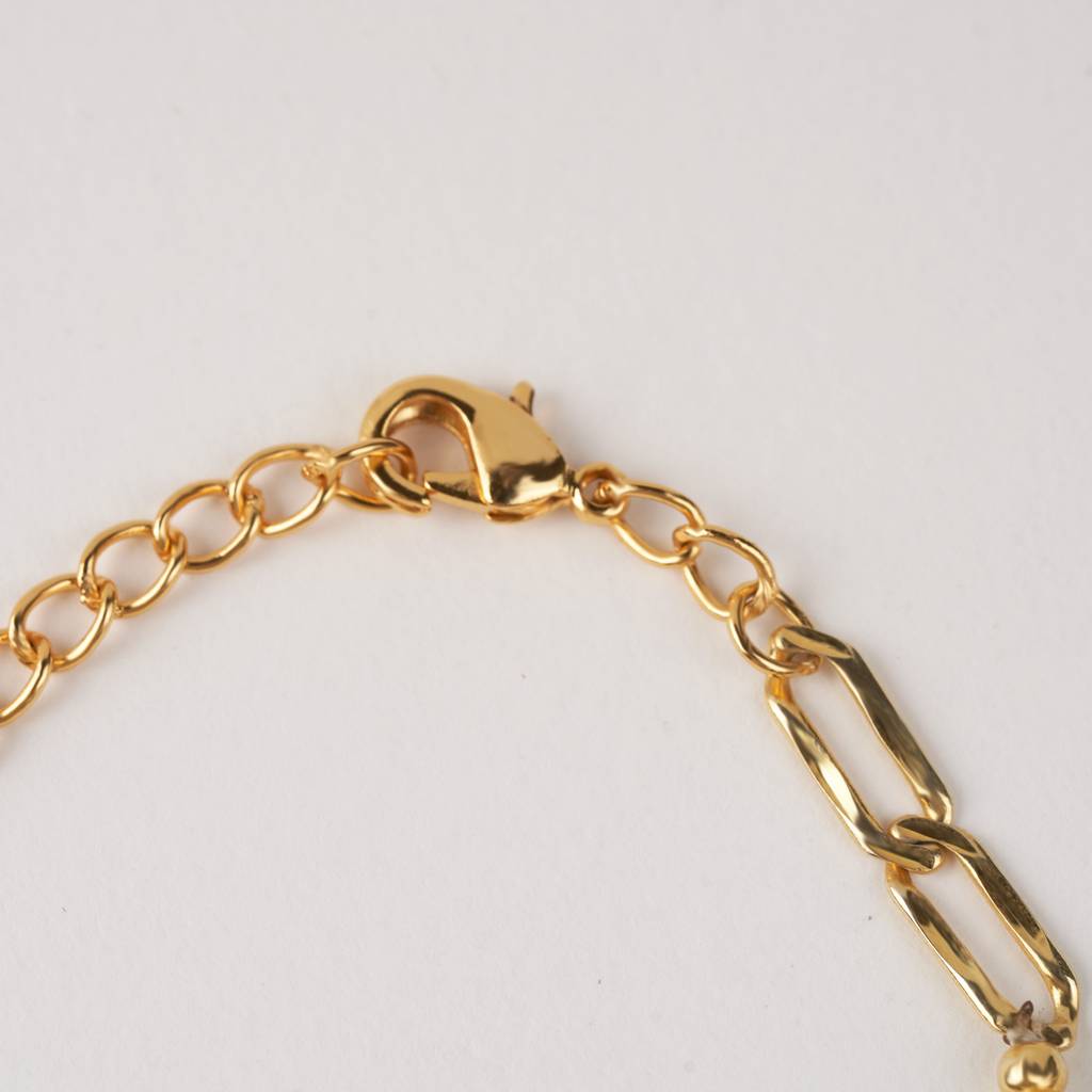 Paper Clip Pearl Bracelet : BRC-PAPERCLIP