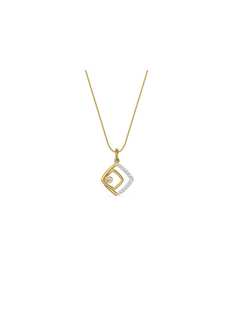 Glimmering Maze Diamond Pendant : P711