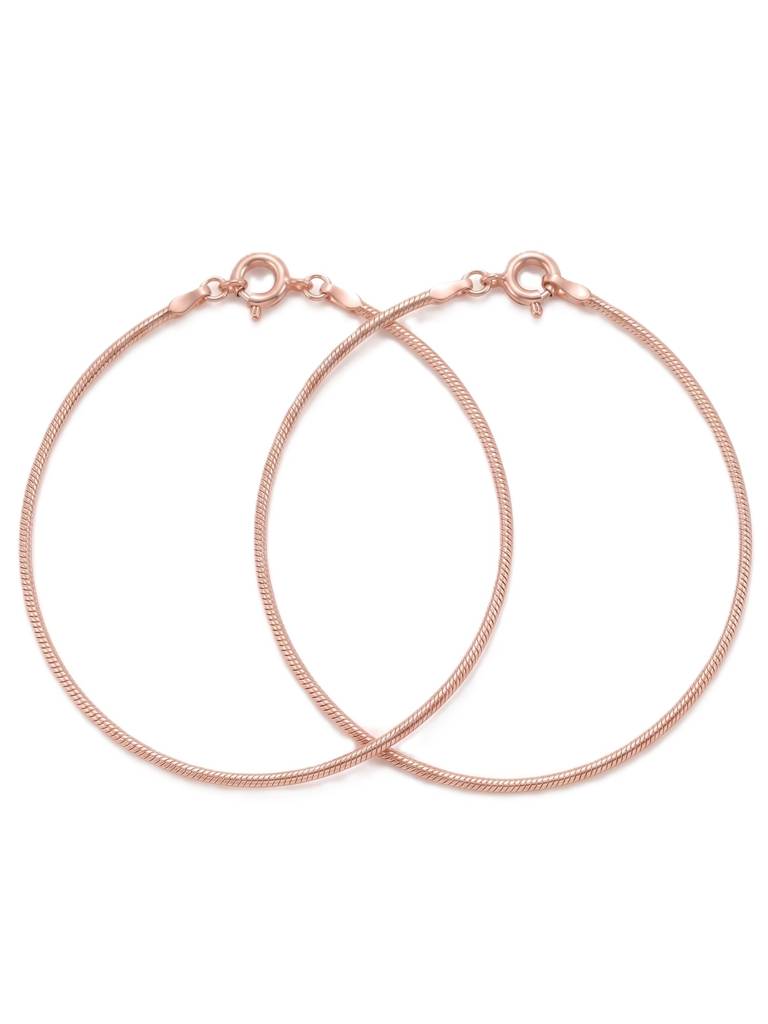 The Rose Gold Serpentine Anklet : AK1149