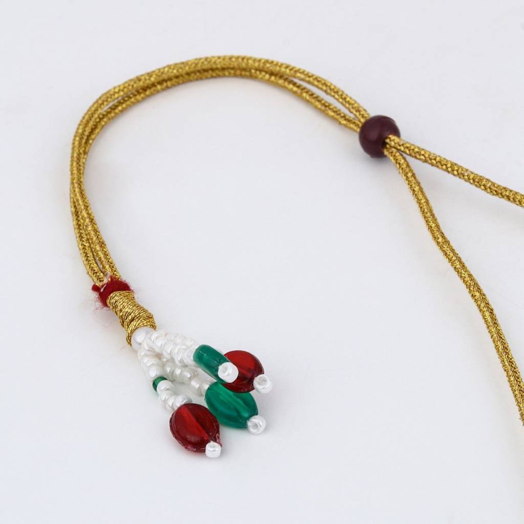 Red Meenakari Floral Alloy Necklace Set : S24FANKS545RED