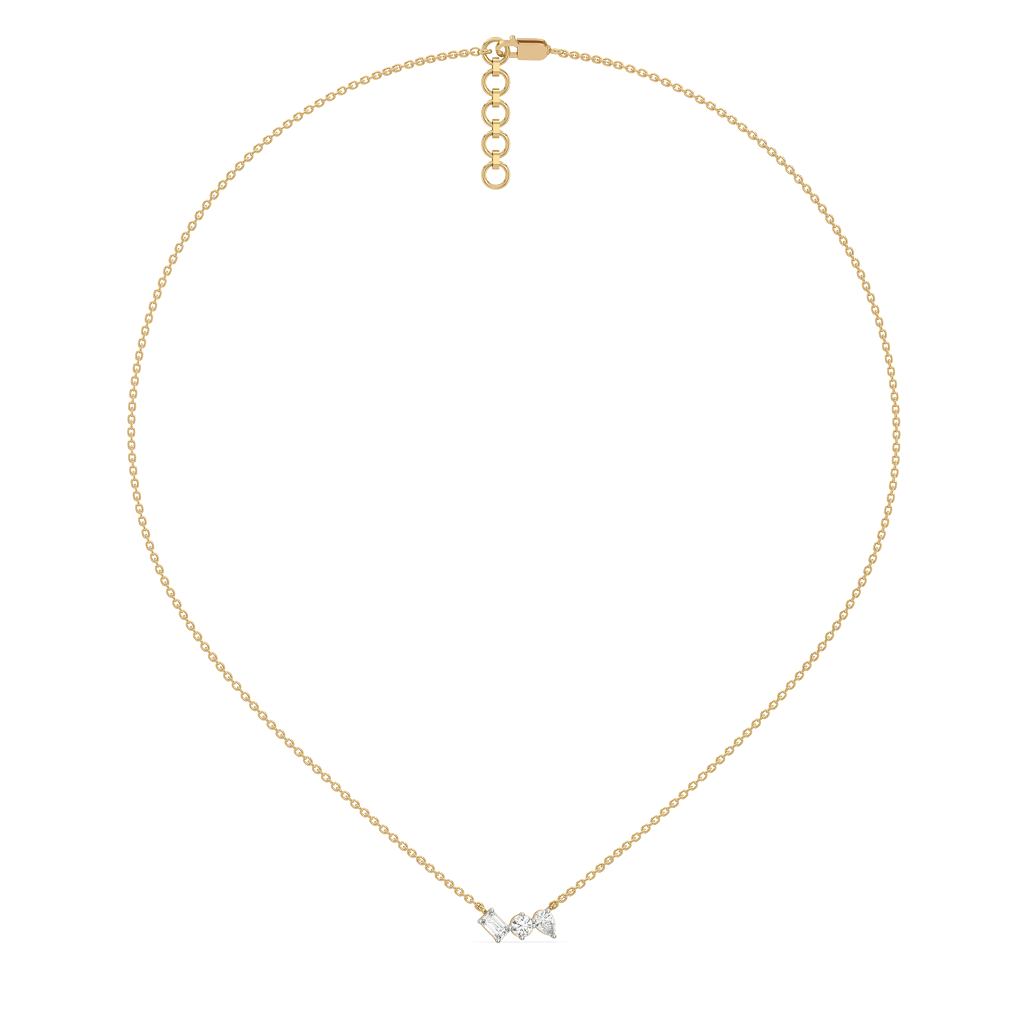 Toi-Et-Moi - Lab Diamond Necklace : LLNK0100