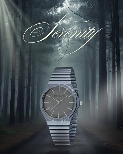 Giordano Stylish Analog Watch For Women With Round Dial, 3 Hand Mechanism And Stainless Steel Strap : GZ-60058-22