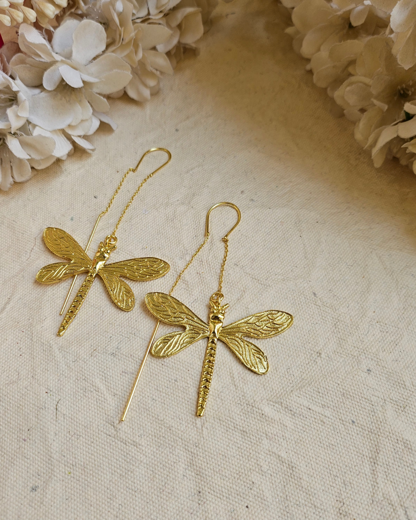 Dragon Fly Sui Dhaga Earrings : ER001
