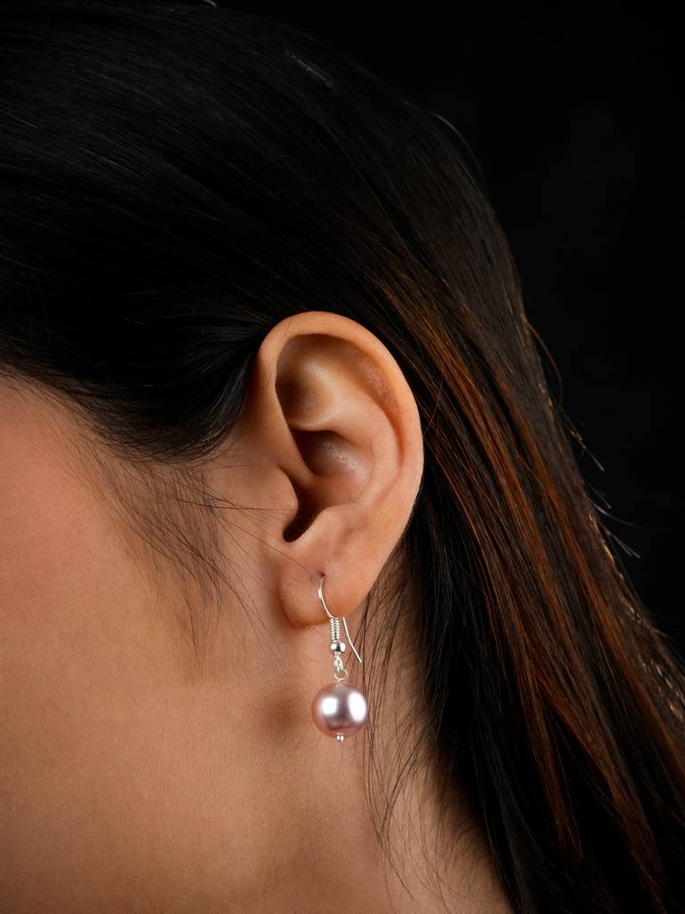 Passion Pink Pearls Necklace Set : PRMBS14