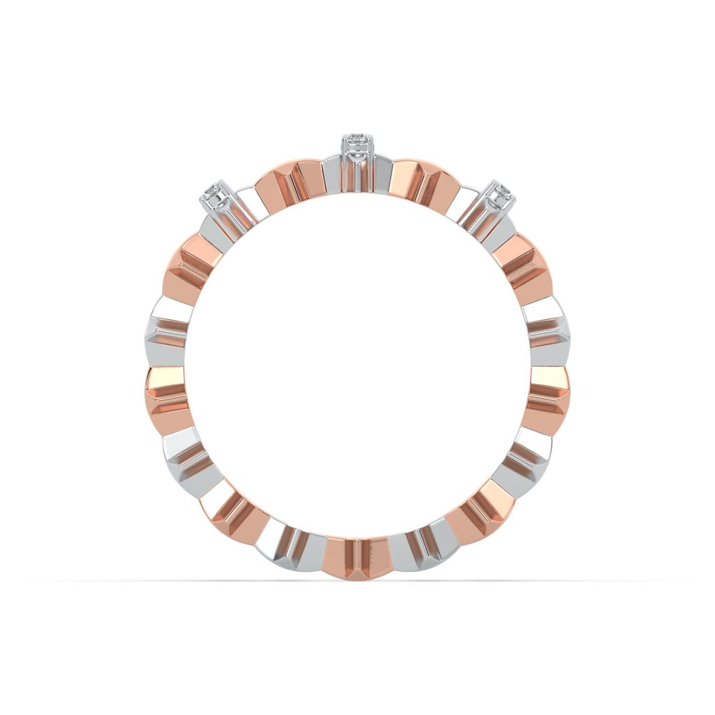 Cosmic Band - Lab Diamond Cocktail Ring : LLRG0137