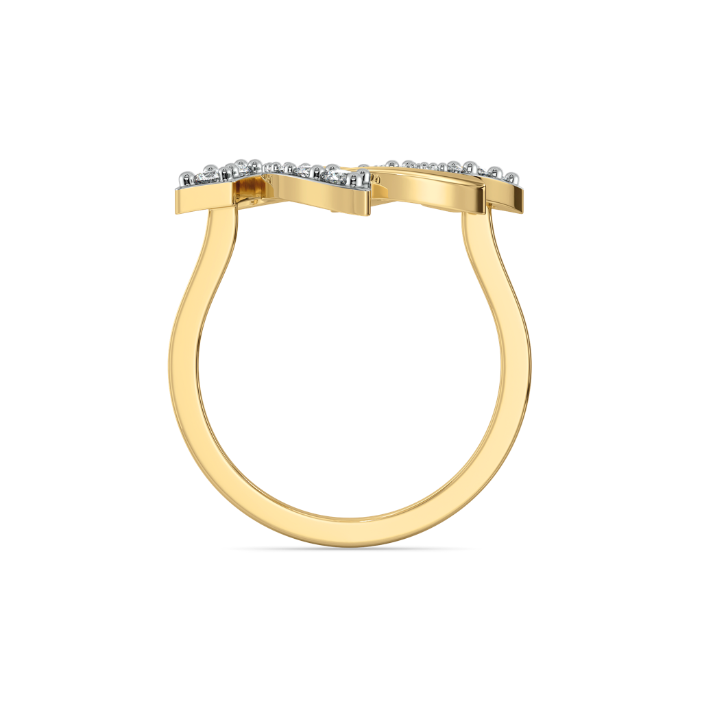 Cocktail Swirl - Lab Diamond Ring : LLRG0142