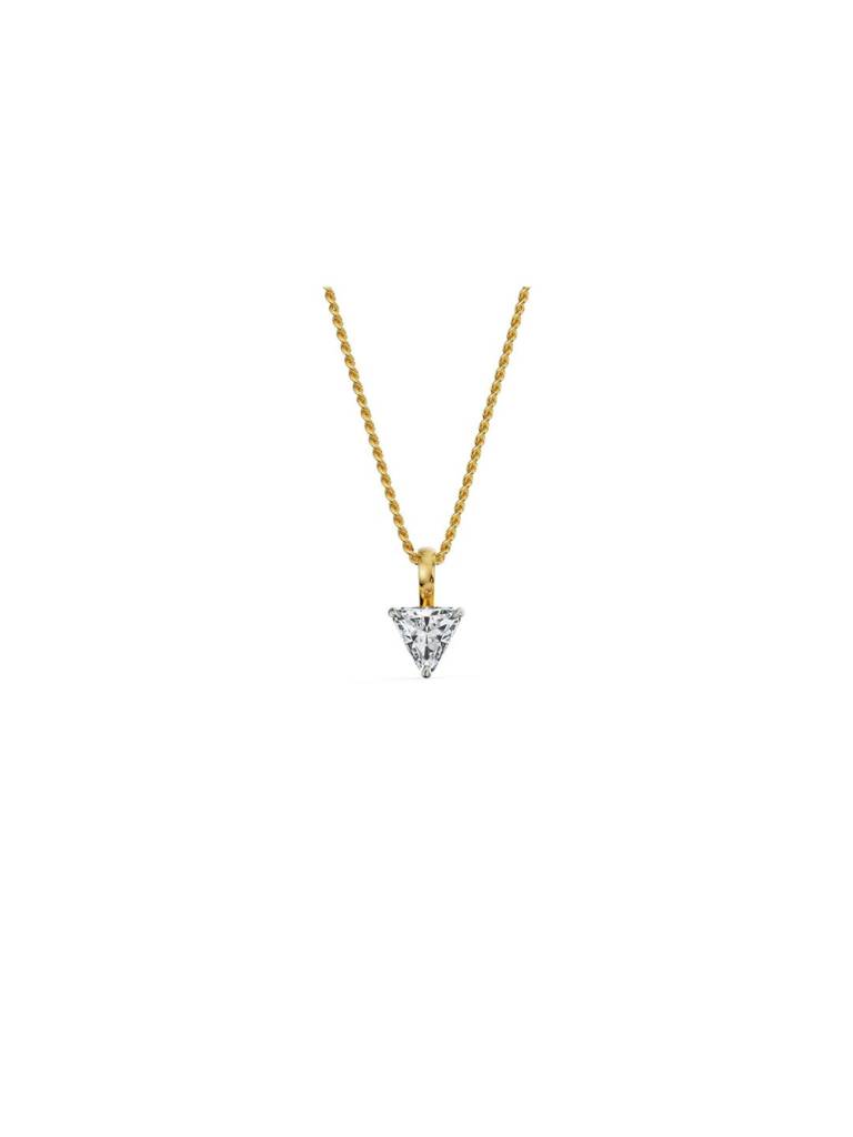 2 Ct Trillion Lab Grown Diamond Pendant : P745
