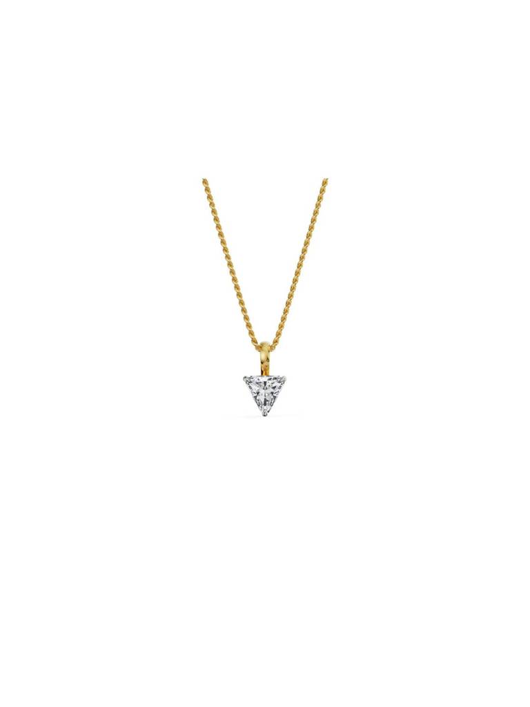 1.5 Ct Trillion Lab Grown Diamond Pendant : P744