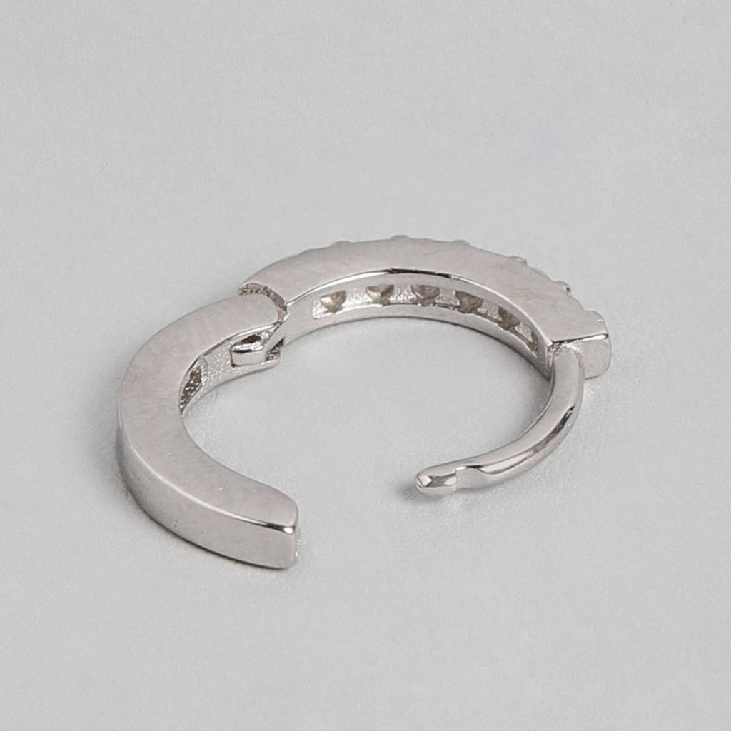 The Classic Moment Hoop 925 Silver Earrings : EAR-20112