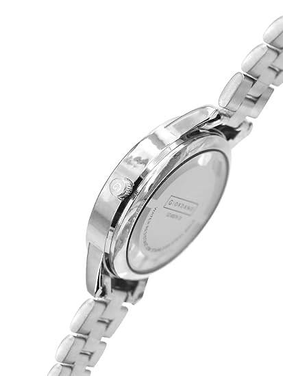 Giordano Analog Stylish Watch For Women With See-Through Dial With Crystal Accents And Stainless Steel Strap : GZ-60078-11