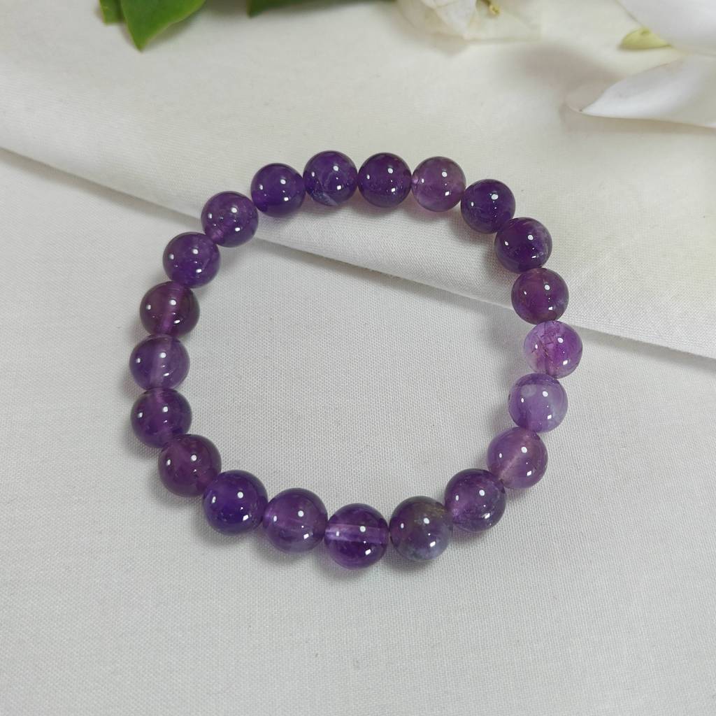 Natural Amethyst Bracelet : IS-BR-ST-1139