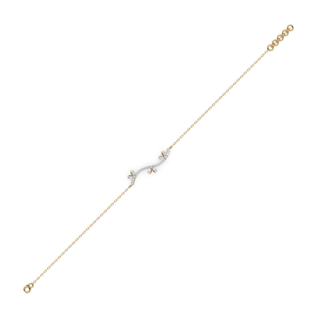 Bow-Tiful Bliss - Lab Diamond Bracelet : LLBR0109