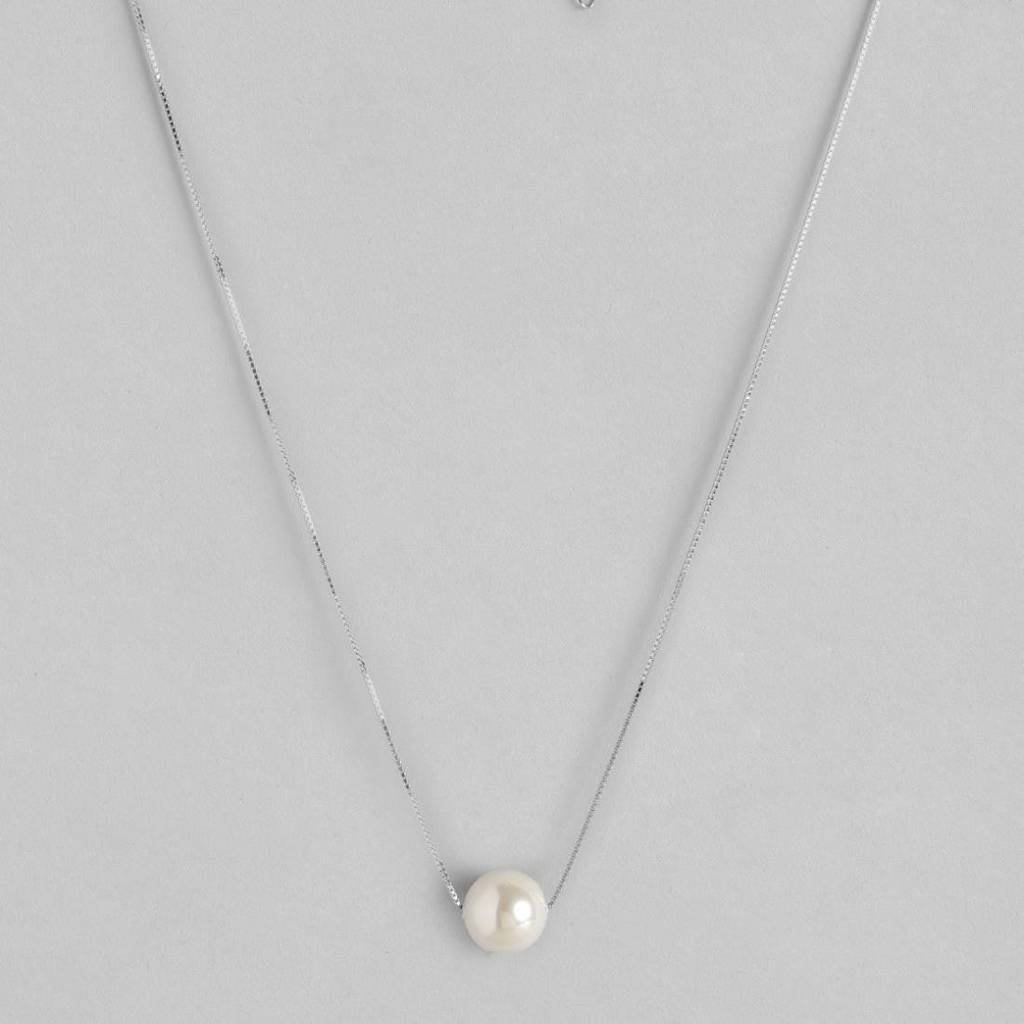 Pearl Eyed Senorita 925 Silver Necklace : NL-30010