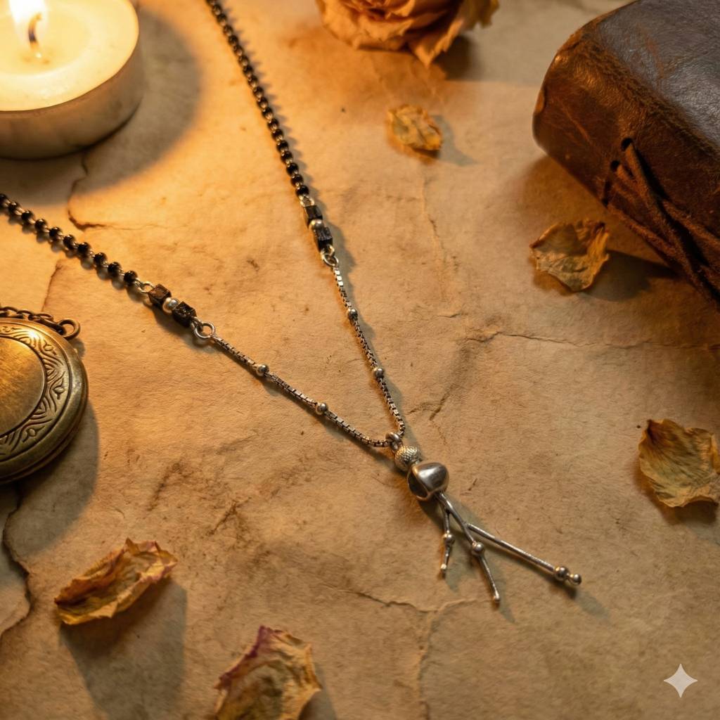 925 Pure Silver Mangalsutra-Ms1007 : MS1007