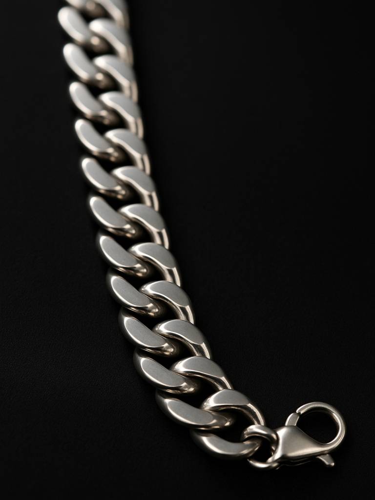 Chunky Silver Statement Chain 13Mm Â Luxe Stainless Steel Necklace For Men : MATC575SCC