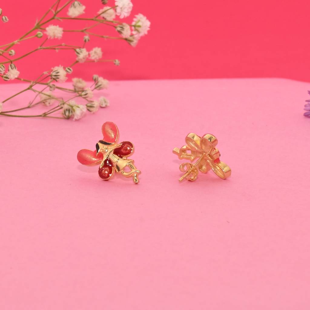 925 Pure Silver Angel Doll Inspired Stud Earrings For Girls And Kids-Twp1316 : TWP1316