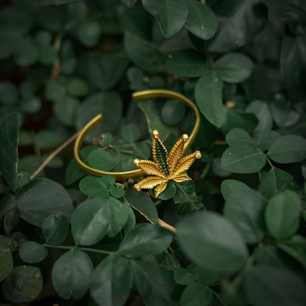 Corbett Canabis Cuff Bracelet : TCCB05
