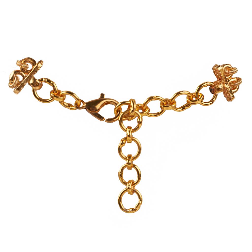 Sanren - Triple Freshwater Pearl Choker : NCK-SANREN-PRL-ORG