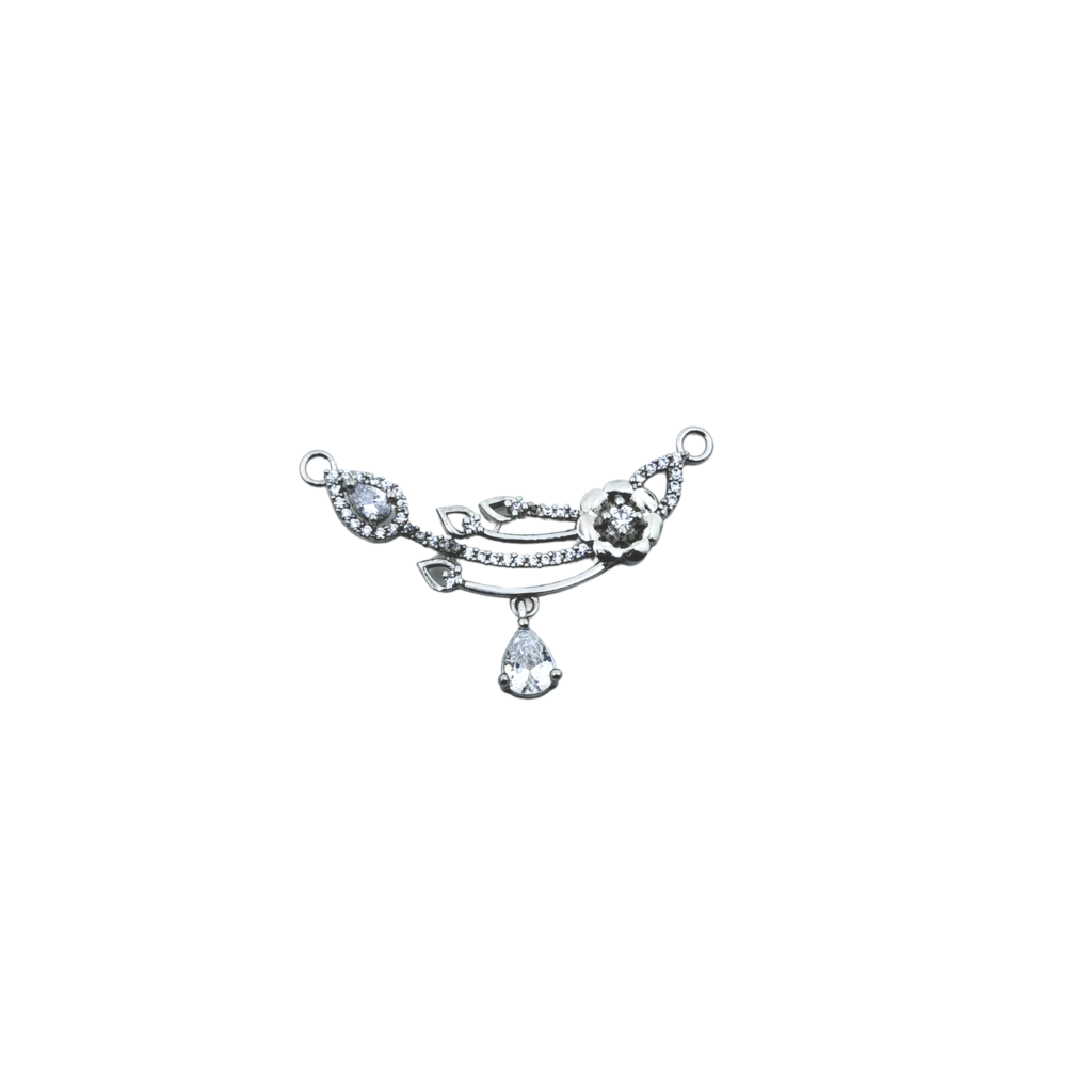 Silver Mangalsutra Royale Pendant With Chain : SS011