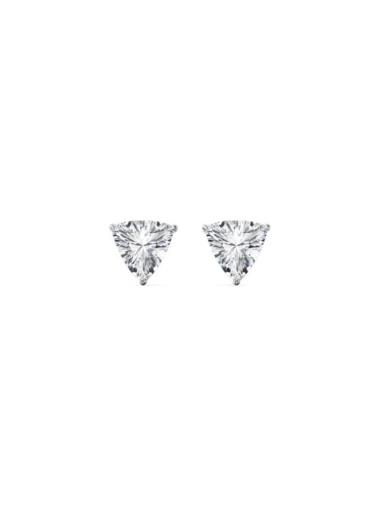 0.5 Ct Trillion Lab Grown Diamond Studs : E1067