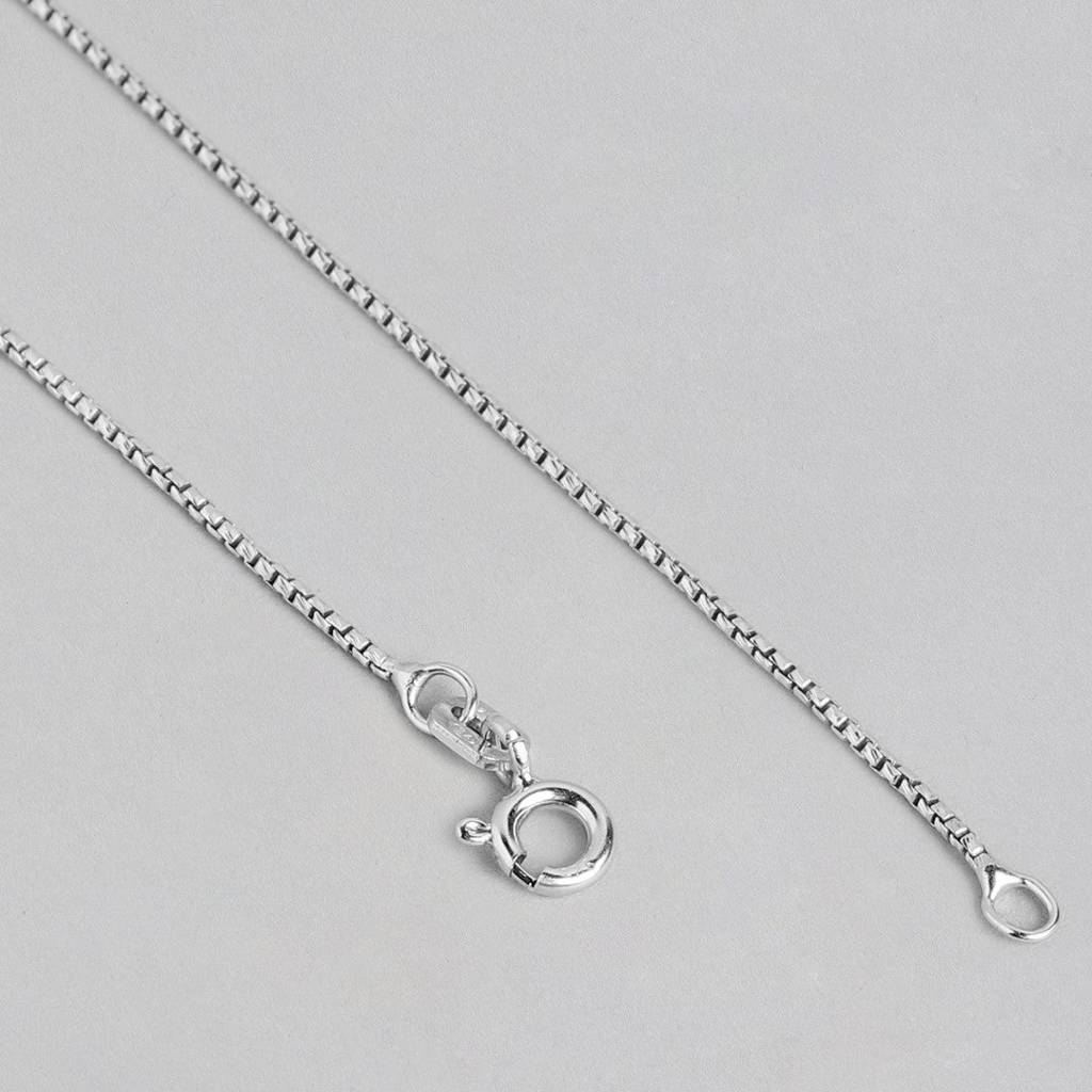 Evil Eye Guardian Rhodium Plated Cz 925 Sterling Silver Necklace : NL-30193-R