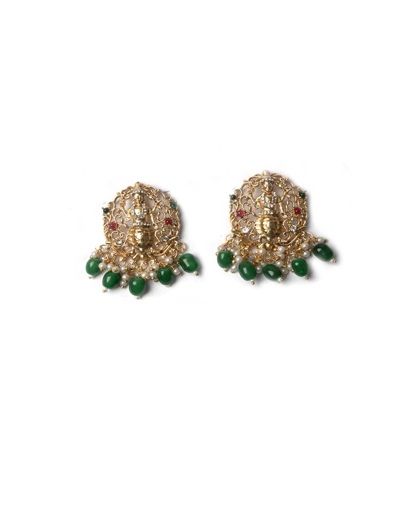 Traditional Vishnu Dashavatar Necklace Set : SATJS261