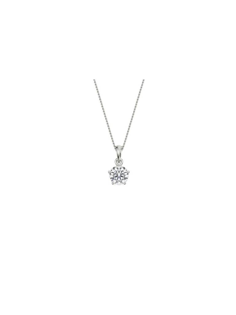 1.5 Ct Bright Round Lab Grown Diamond Pendant : P759