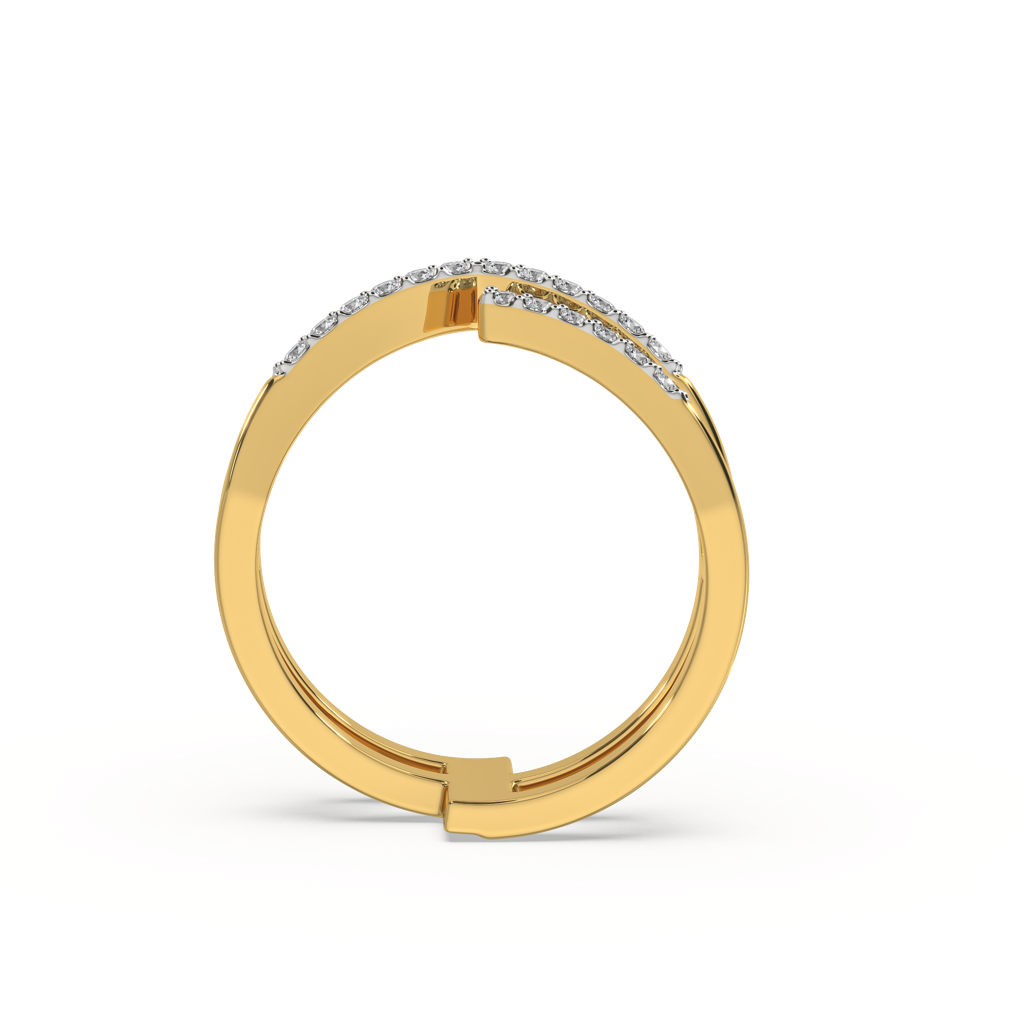 Edge Bold - Lab Diamond Cocktail Ring : LLRG0099
